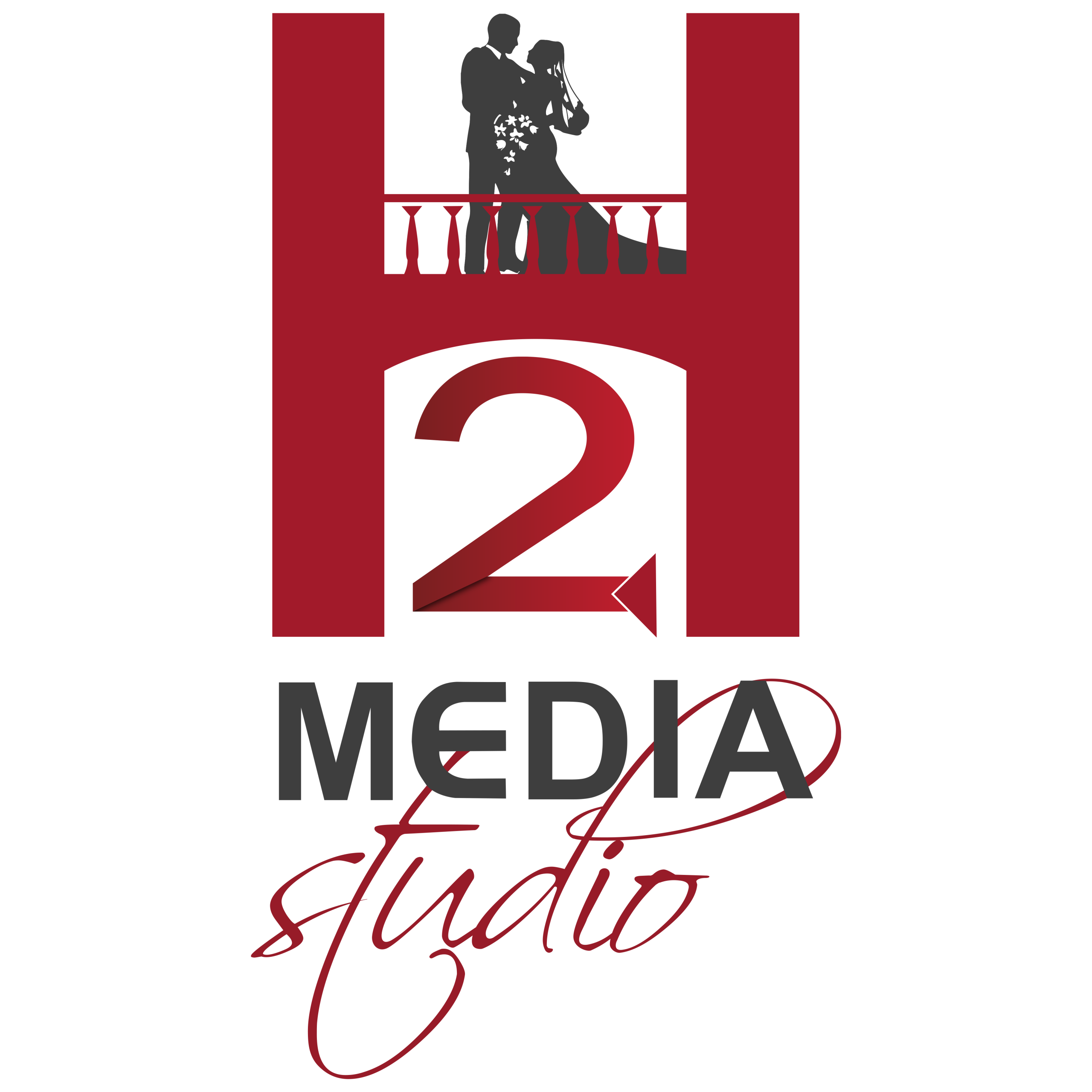 h2 media studio logo